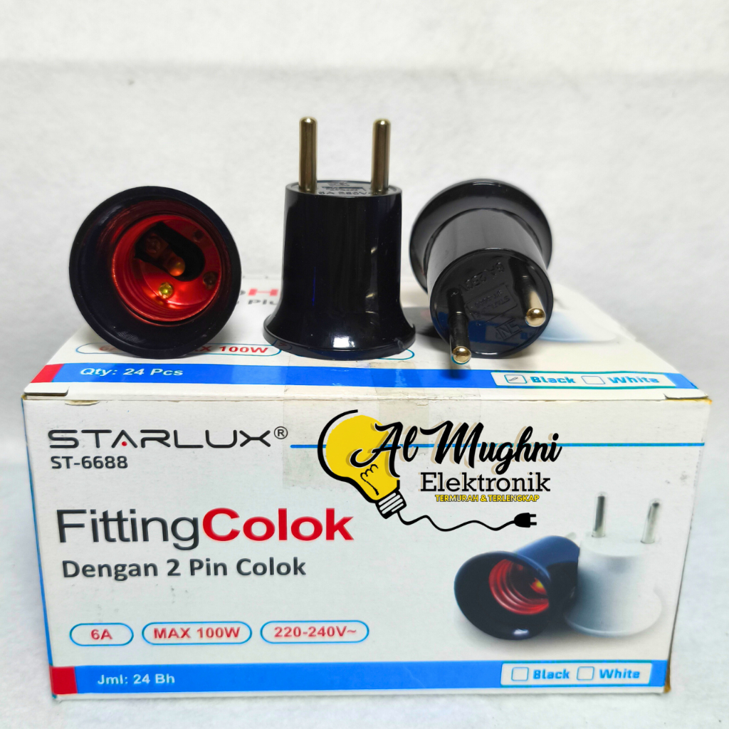 Starlux Fitting Colok / Fitting Lampu Colok Starlux ST-6688