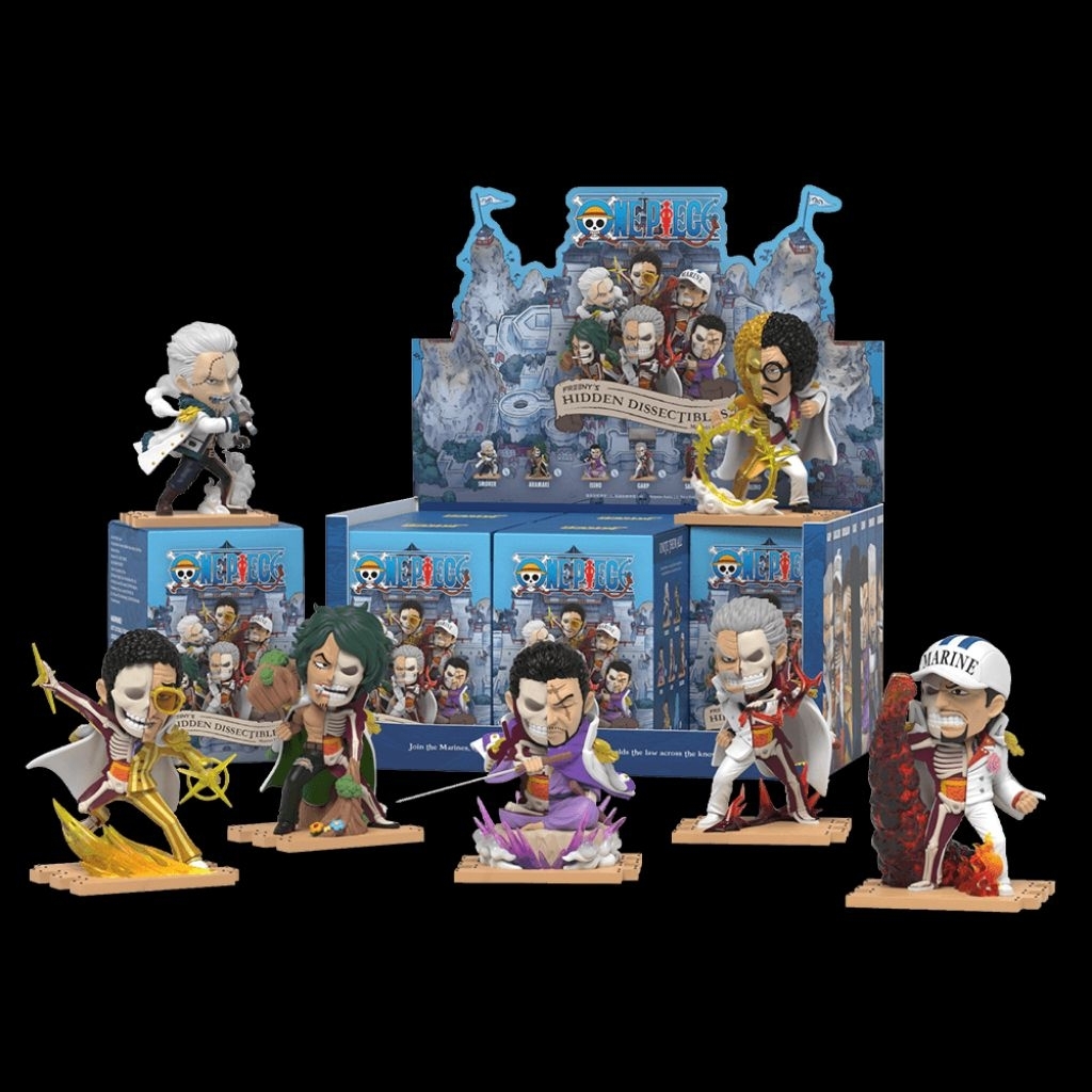 Blindbox set mighty jaxx admiral one piece