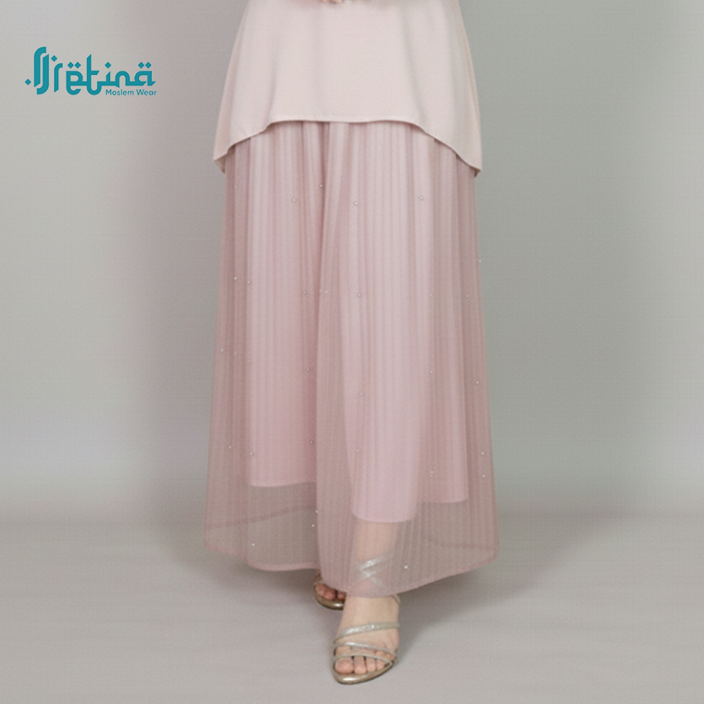 Retina Amira Rok Tutu Aline Rok Maxi Tile Plisket Mutiara Pesta Bridesmaid