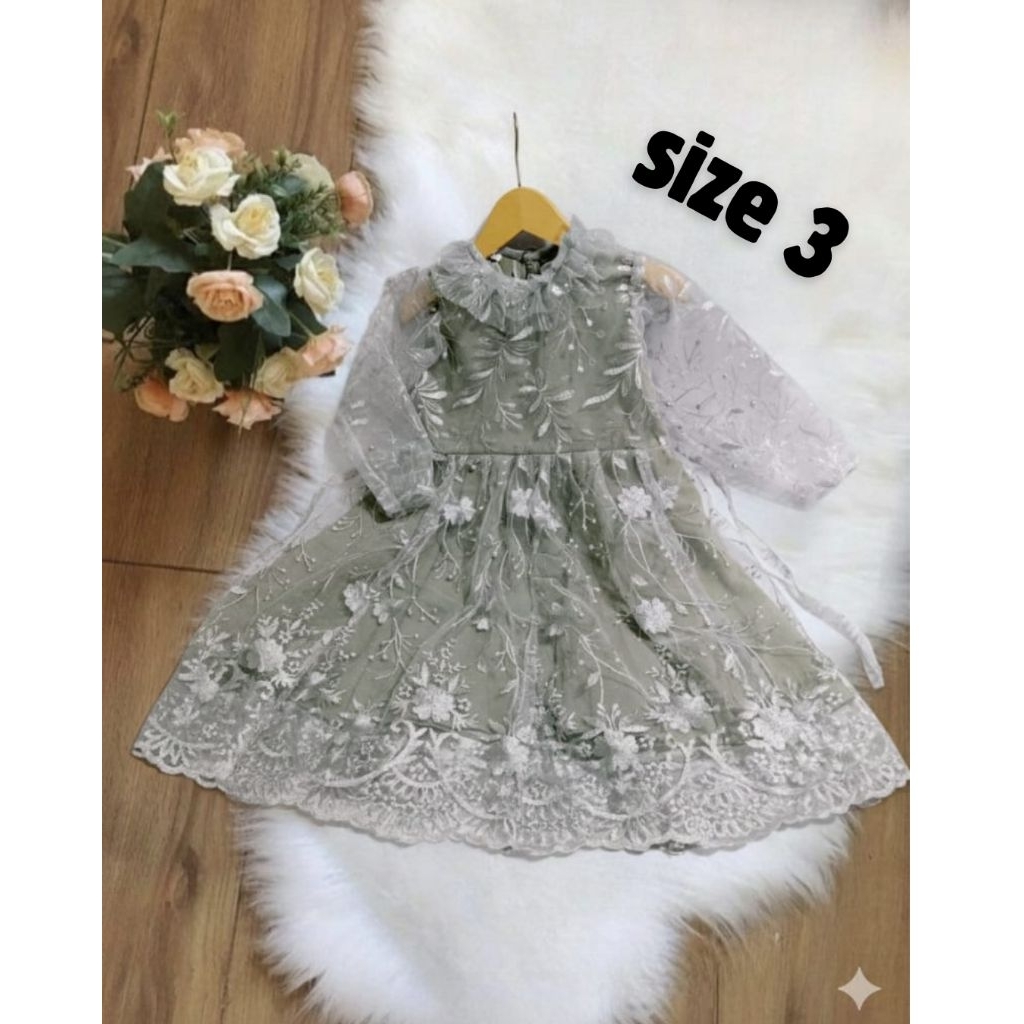 gaun anak perempuan, gaun pesta, gaun ultah, baju ultah, baju murah, baju anak 3 tahun, kado ultah, 