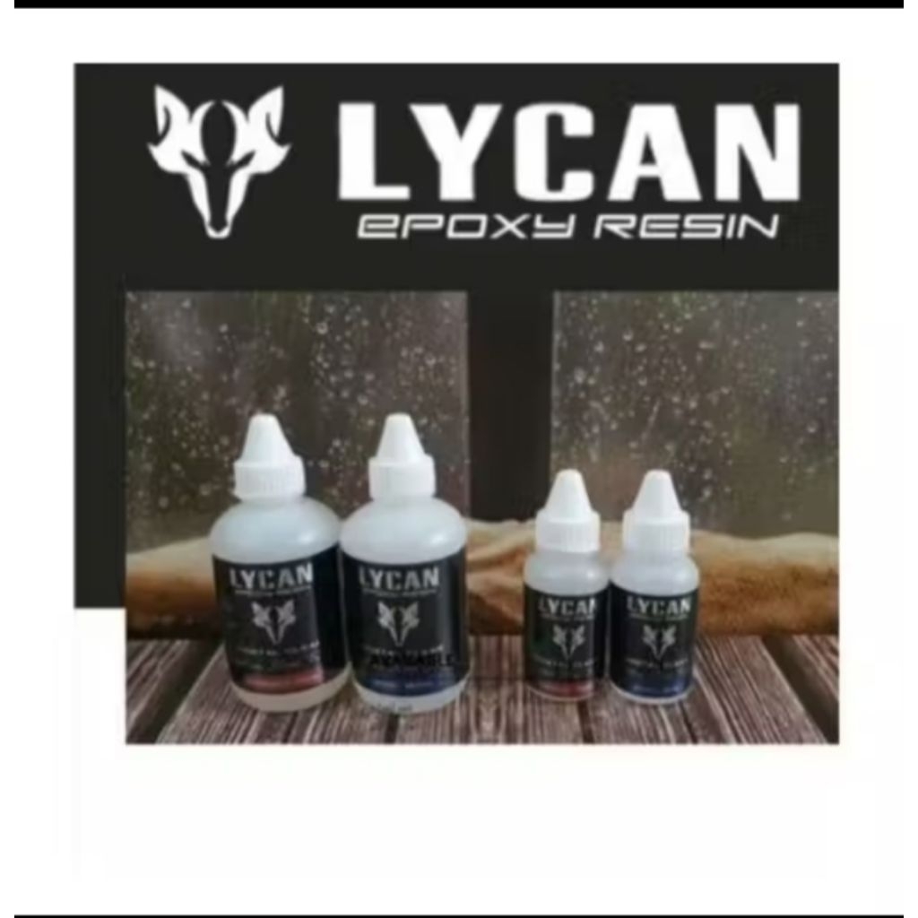 Resin Lycan Epoxy 200ML Finishing Costum Joran Pancing