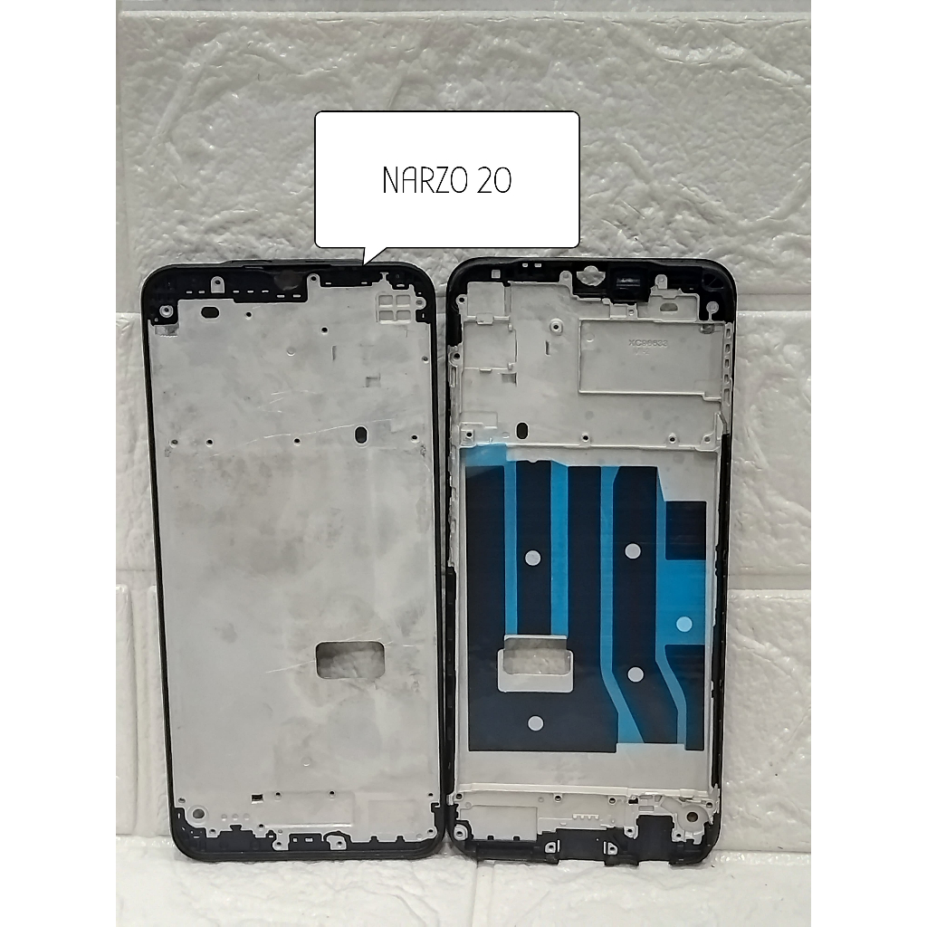 FRAME REALME NARZO 20 - TULANG TENGAH TATAKAN LCD & MESIN.