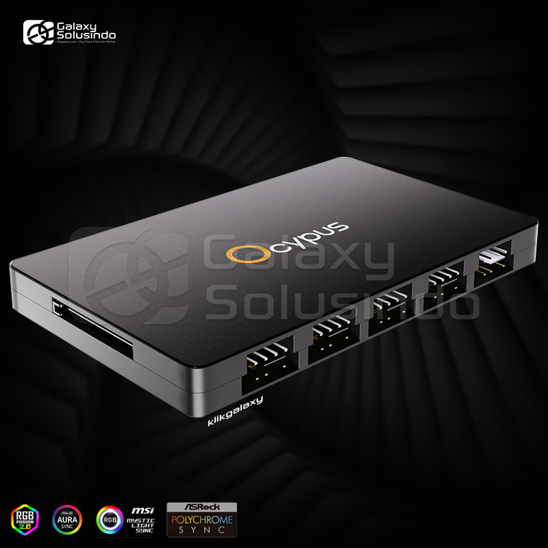 Ocypus Delta EH10 PRO 10 Port PWM ARGB Controller with Remote Fan Hub - MG