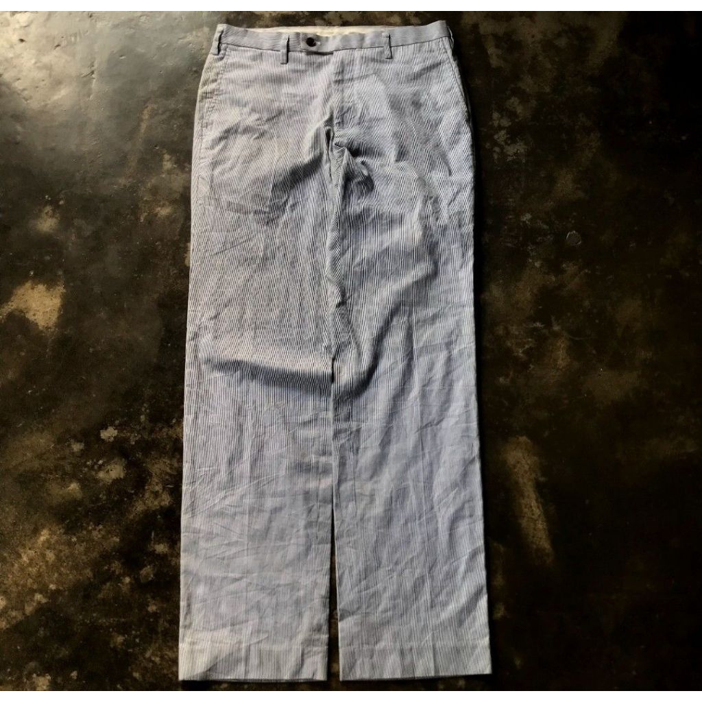 UNIQLO GU HIKORY STRIPE REGULAR PANTS