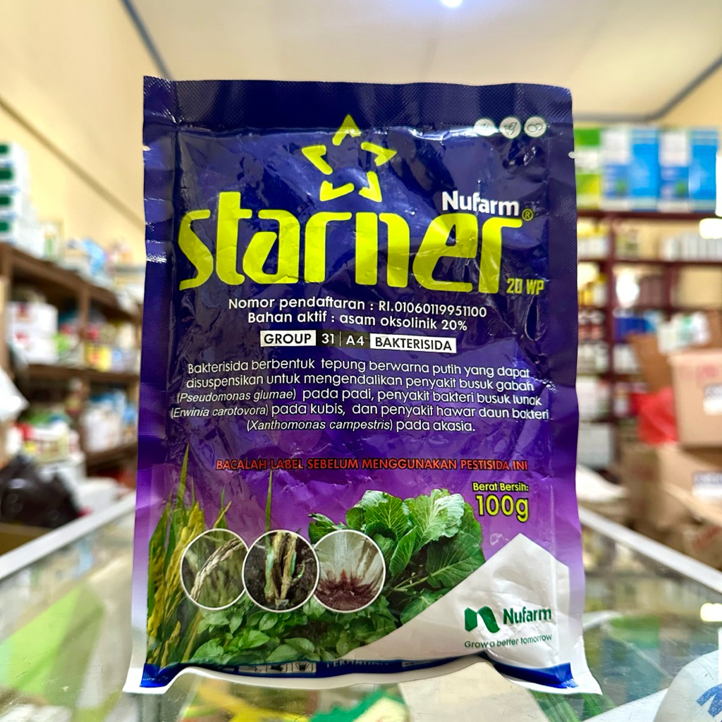 Bakterisida STARNER 20WP 100 gram dari Nufarm