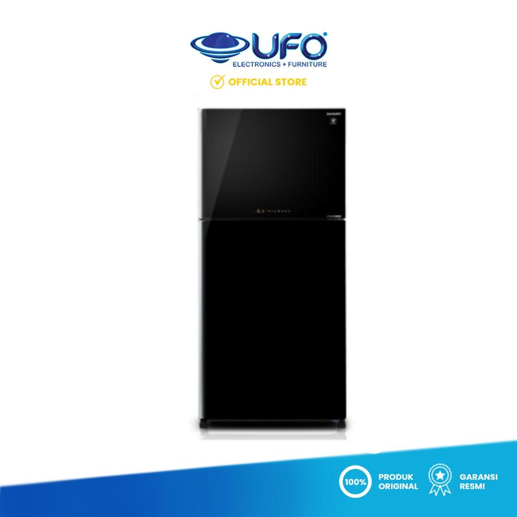 Sharp SJIG963PGBK Kulkas 2 Pintu J-Tech Inverter