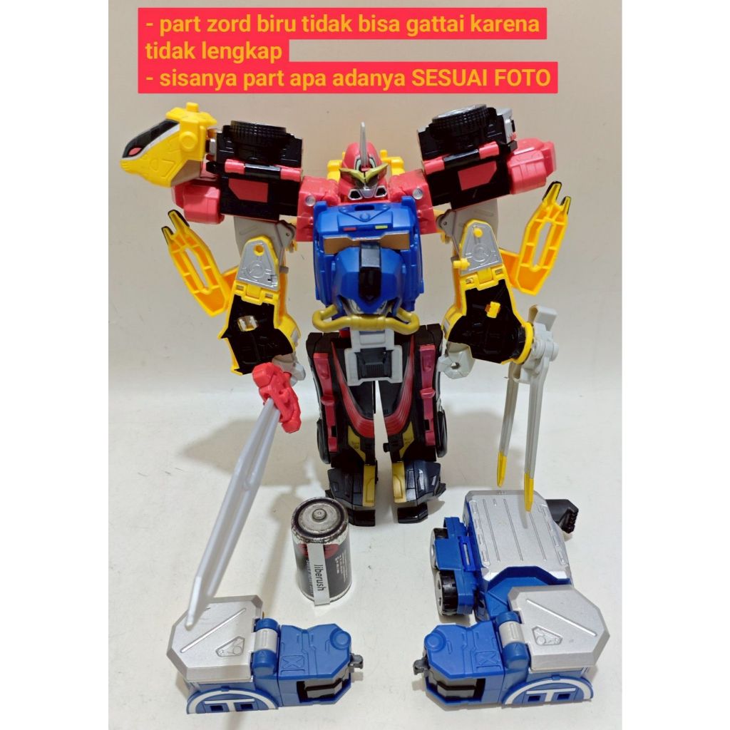 minus part Bandai power rangers beast morphers beast x megazord zord gattai robot action figure