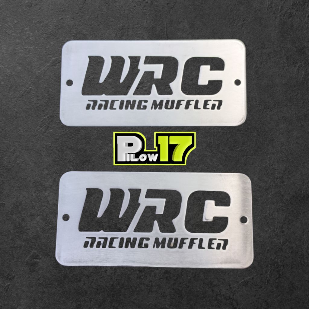EMBLEM KNALPOT WRC STAINLESS