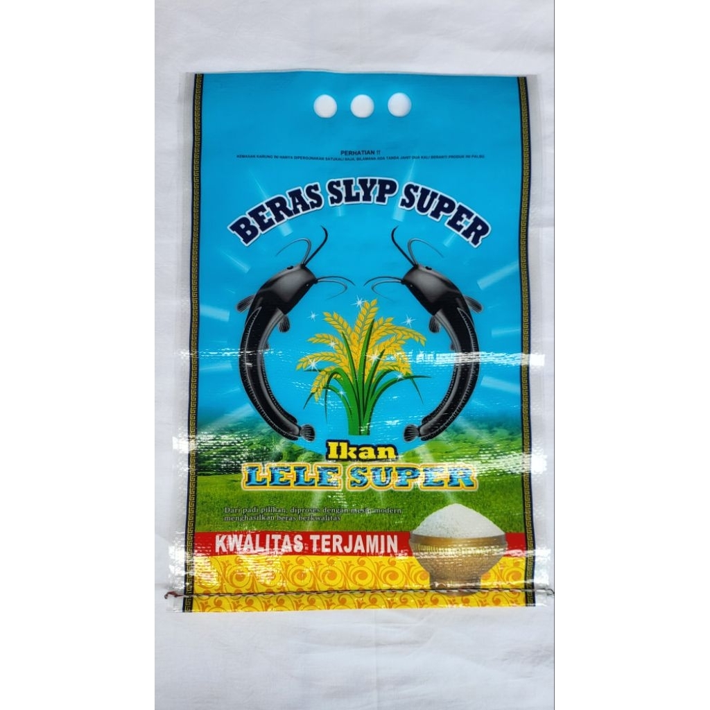 Karung Beras Laminasi Lele Super 5kg