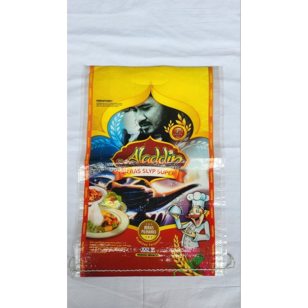 Karung Beras Laminasi merk Aladdin 5kg