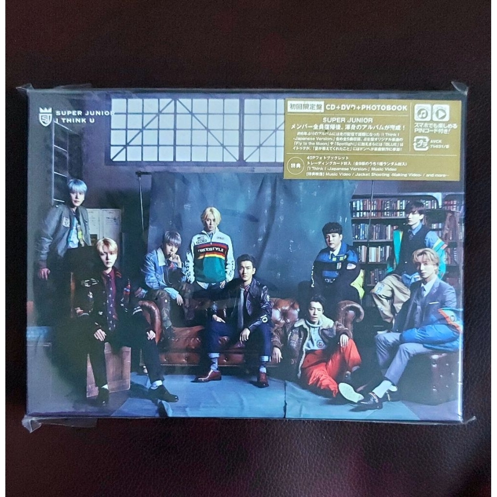 READY  ALBUM SUPER JUNIOR "I THINK U VERS.JAPAN" OFFICIAL 100%