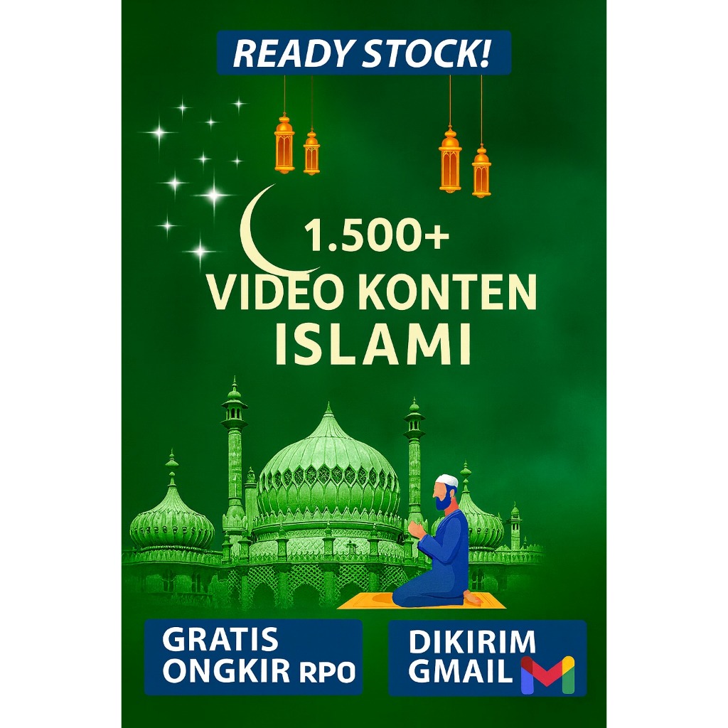 1600+ VIDEO KONTEN ISLAMI VIRAL  SIAP UPLOAD MEDSOSMU AUTO FYP
