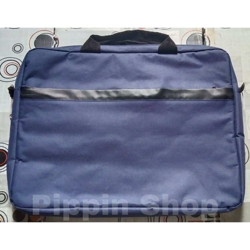 [Baca Deskripsi Sebelum Membeli] Tas Laptop Warna Biru Dongker Preloved
