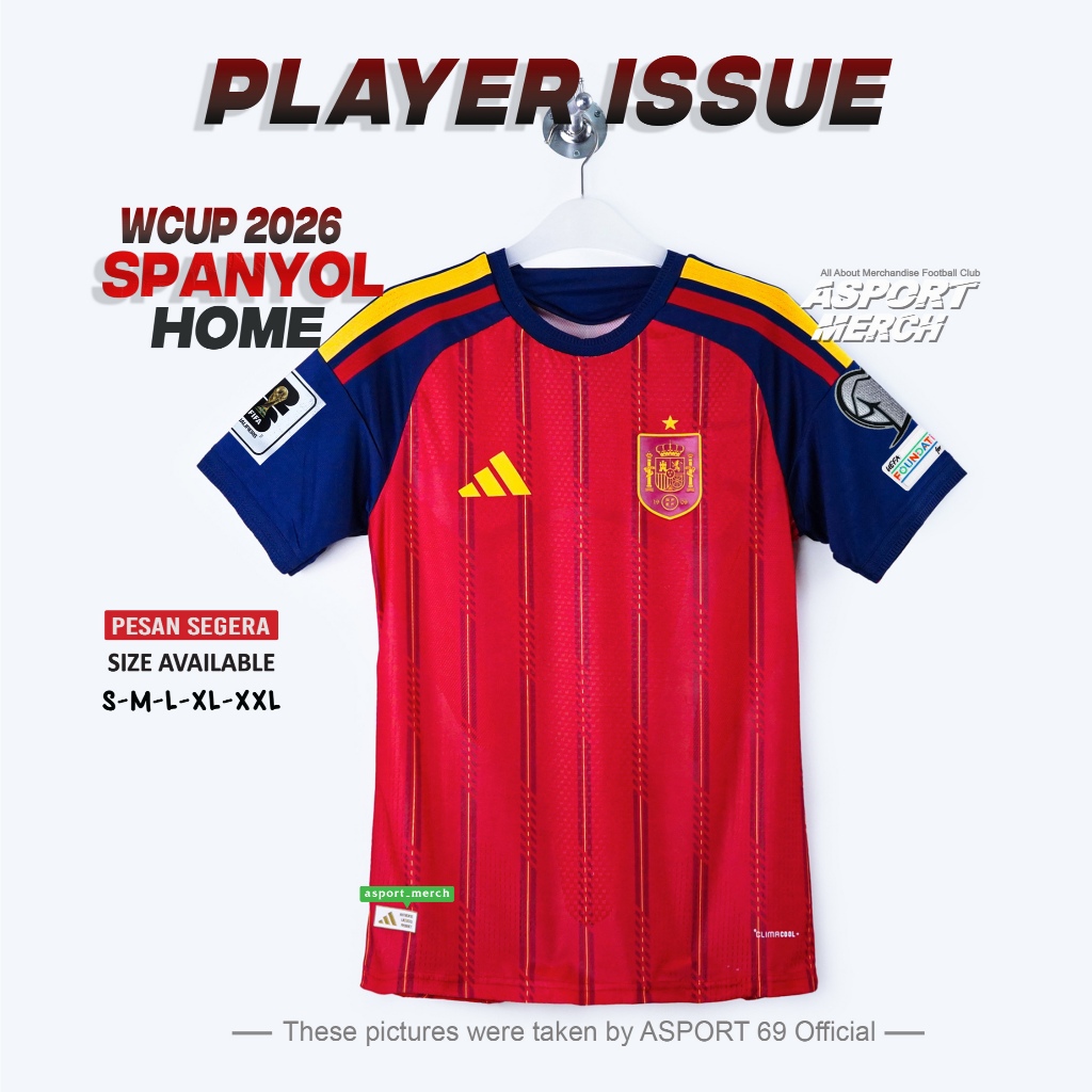 JERSEY SPANYOL HOME 2026 PI PLAYER ISSUE PILDUN