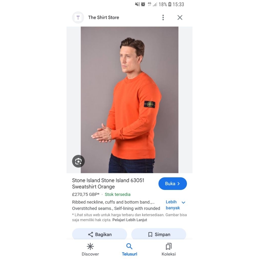 stone island crewneck