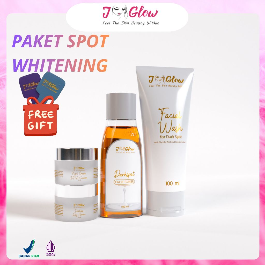 J GLOW SKINCARE FLEK WHITENING/ JGLOW PAKET FLEK HITAM