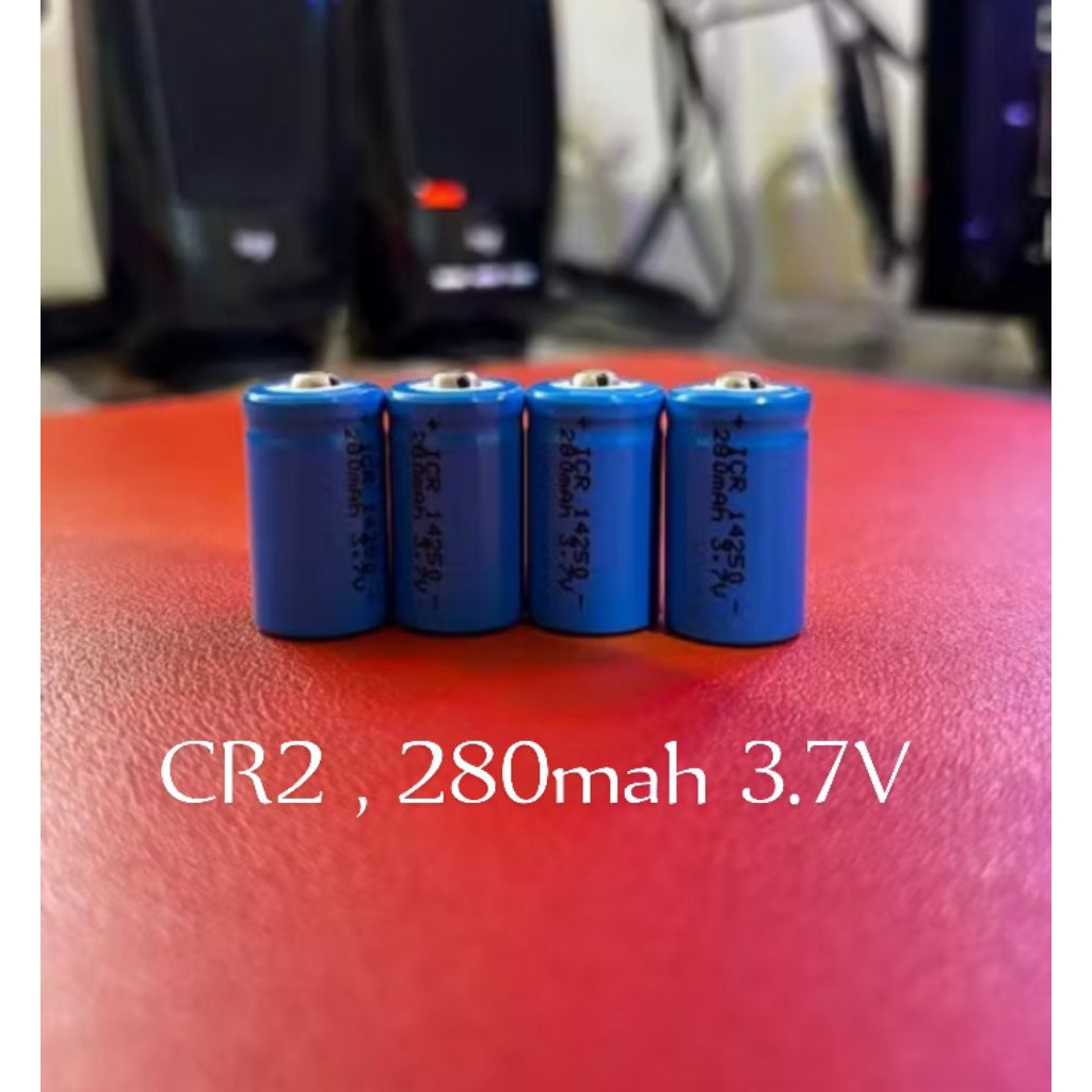 Baterai CR2 CR-2 charge batrei batre bisa di cas CR2 Cas 280mah 3.7V 14250