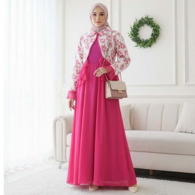 ZARAZU - Dress Ismi Prive Outer Jaguar Premium