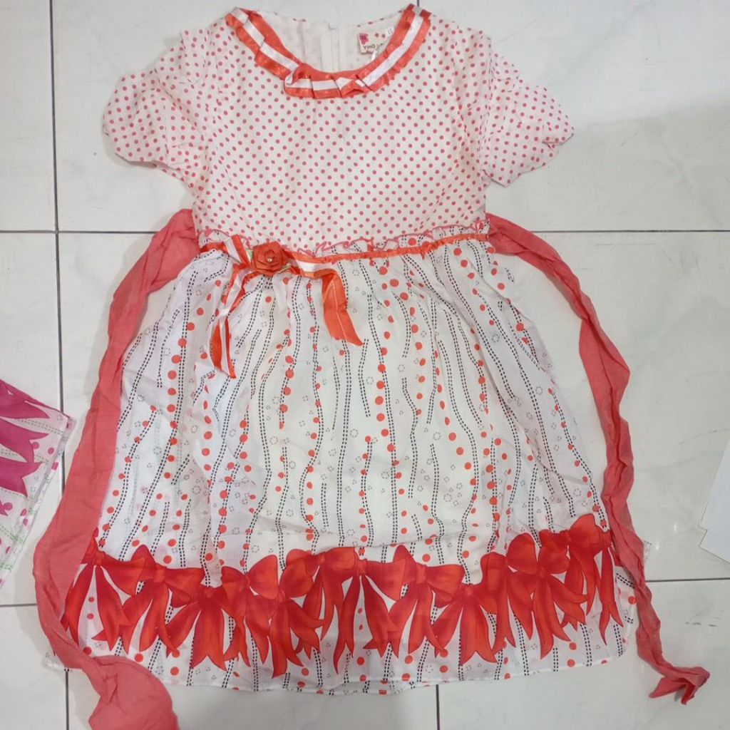 Dress anak cewek Ying Er UK 15,17