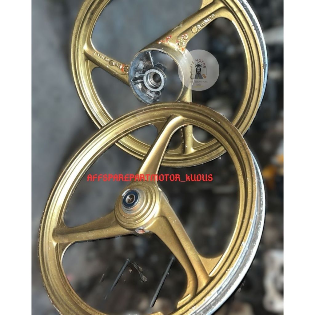 Velg Roda depan belakang Yamaha FIZ R F1Z R Fiz Originally Enkei Lepasan Motor Palang 3