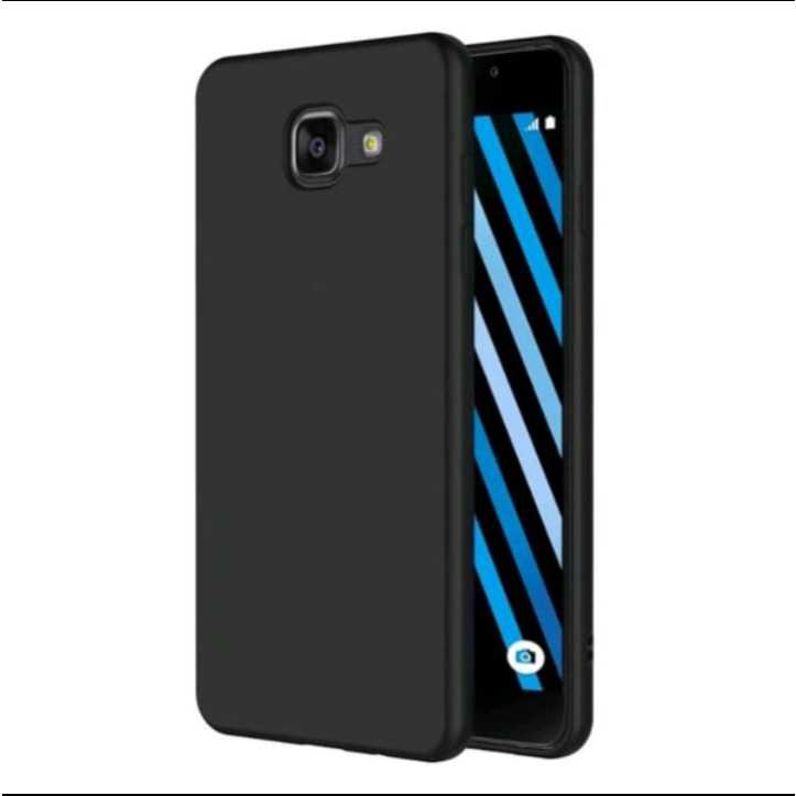 Case Samsung A310 A3 2016 Soft Case Slim Matte Soft Black Doff