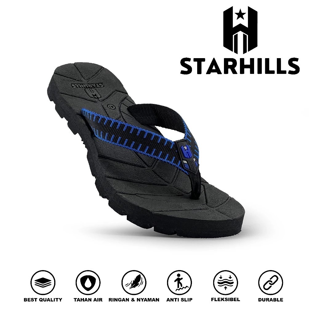 STARHILLS - Sandal Pria Original Sendal Gunung Outdoor Hiking Adventure Ringan