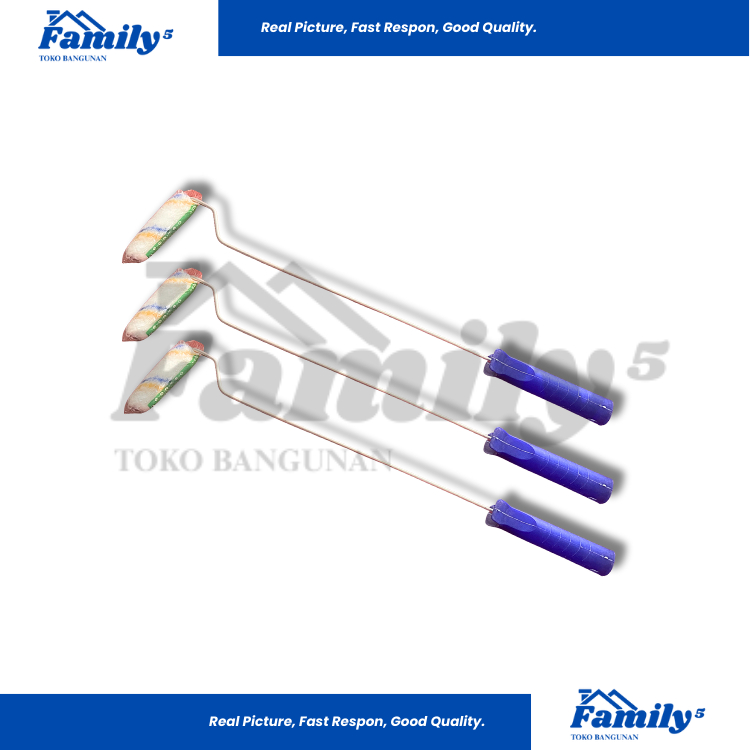 KUAS ROLL ROL DINDING MINI KECIL CAT GAGANG PLASTIK / KUAS ROLL KAPAL 4 INCH/KUAS ROLL PANJANG 60CM