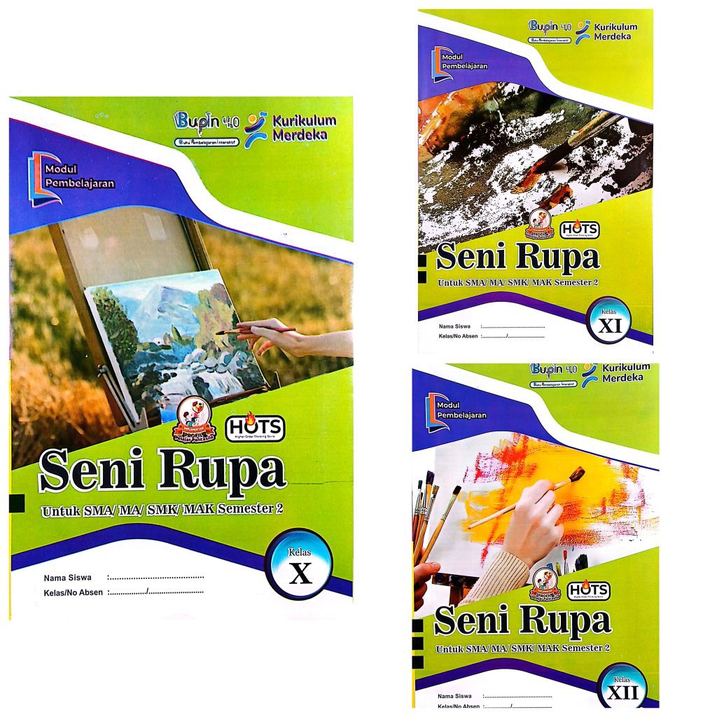 BUKU LKS SMA SMK SENI RUPA KELAS 10 11 12 SEMESTER 2 TA 25-26 KURIKULUM MERDEKA | BP