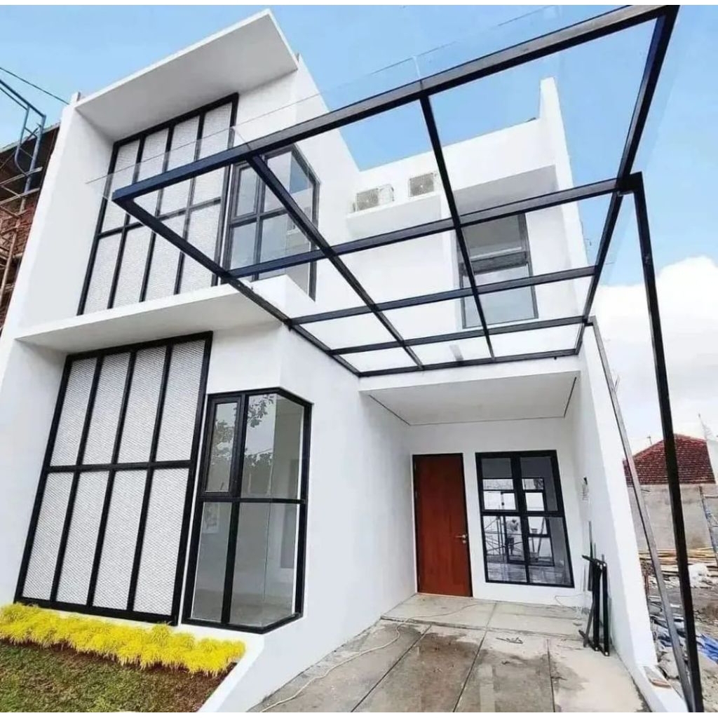 kanopi hollow galvanis atap solarflat