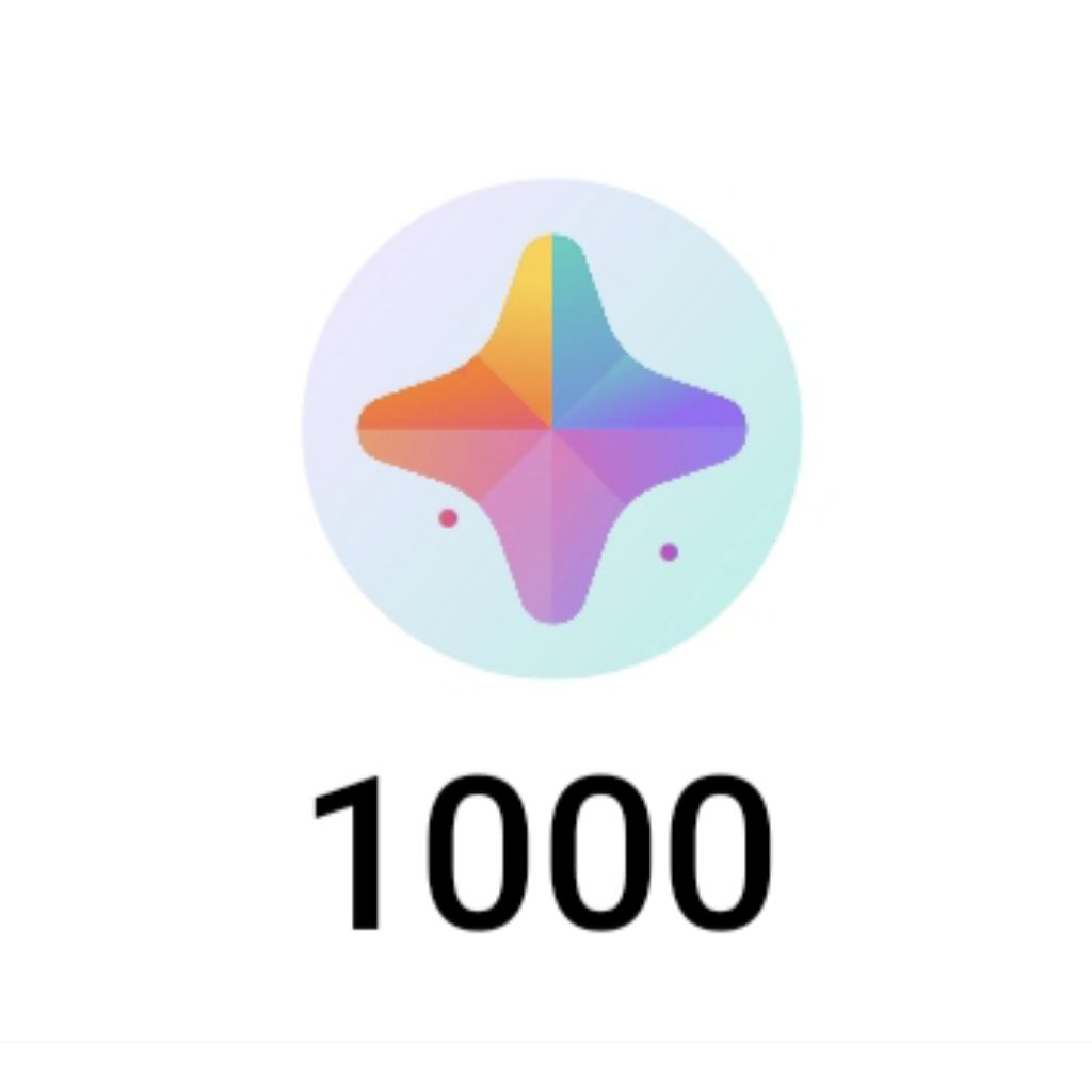 Giff 1000 bintang FB pro proses sangat cepat