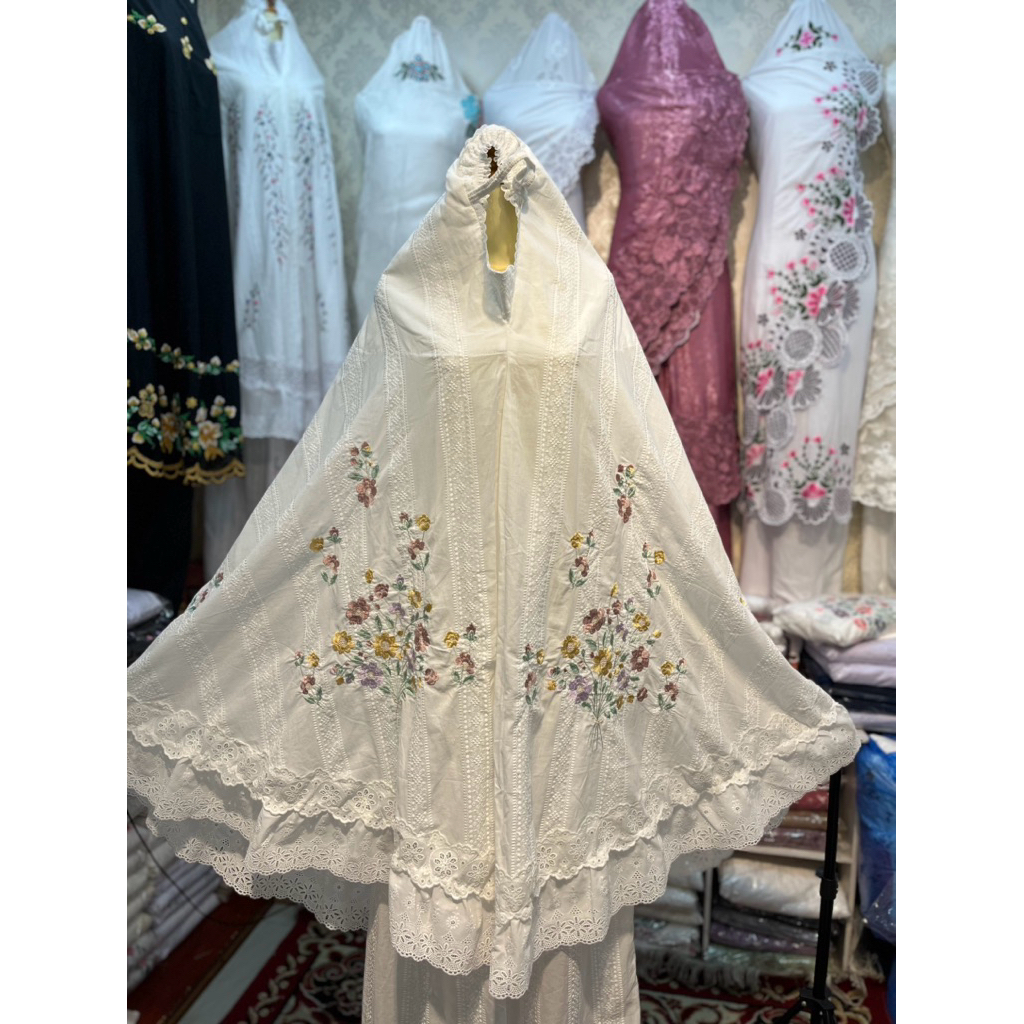 MUKENA KATUN PARIS BORDIR BUKITTINGGI