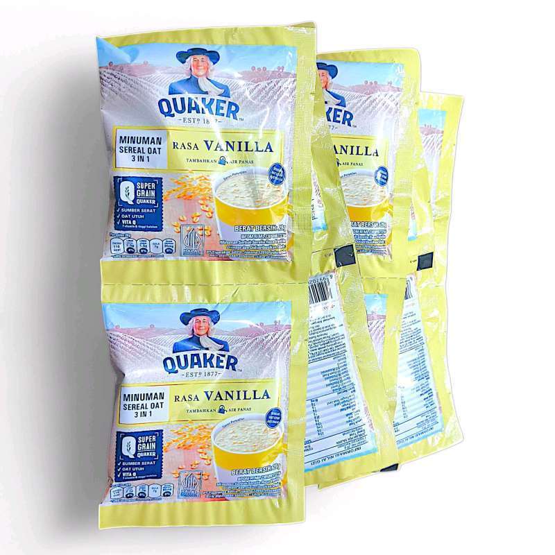 QUAKER INSTANT OATMEAL [1 RENTENG: 10 Sachet x 28g]