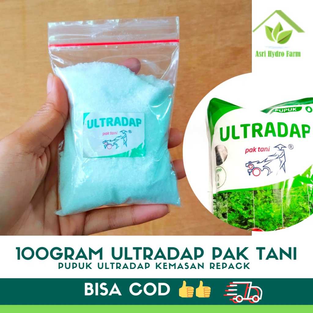 100GRAM ULTRADAP PAK TANI REPACK PLASTIK KLIP 100GRAM pupuk ultradap kemasan repack