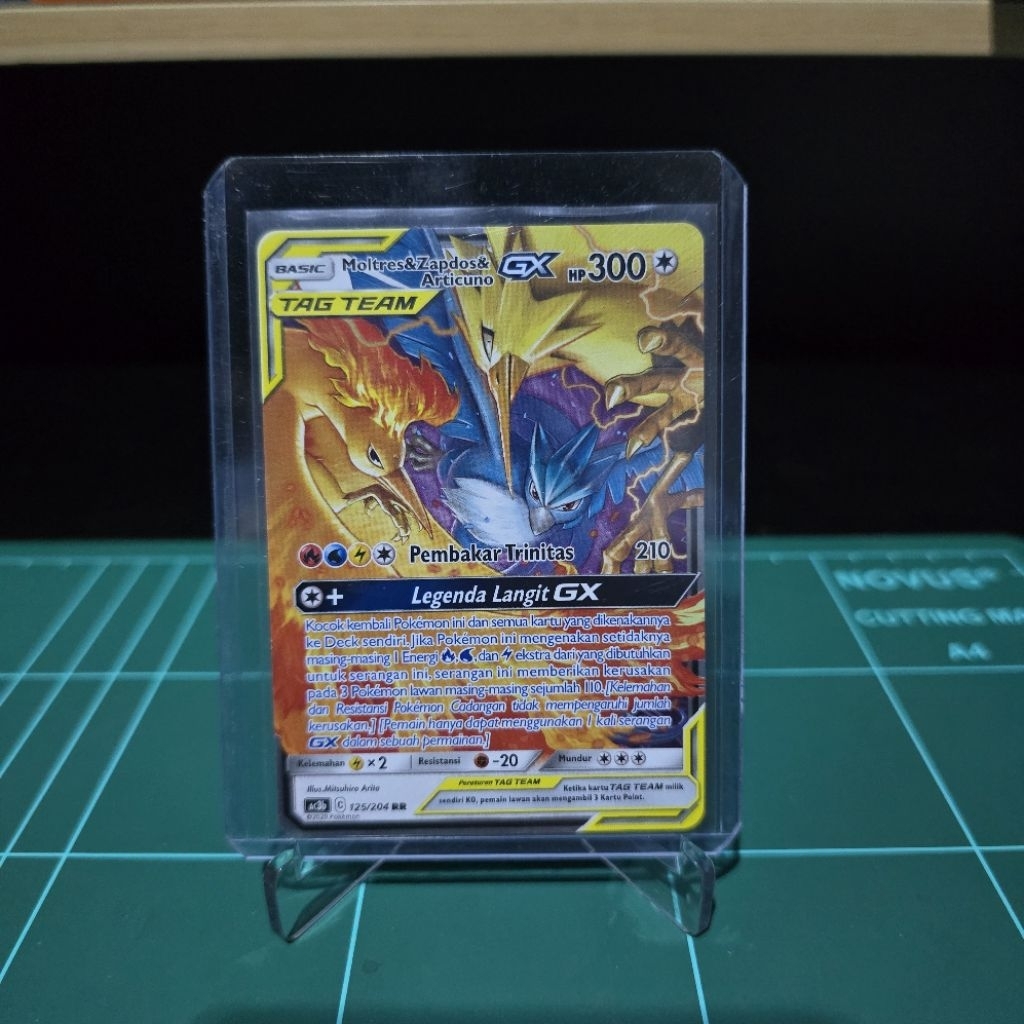 Pokemon TCG Indonesia: Moltres, Zapdos & Articuno GX TAG TEAM