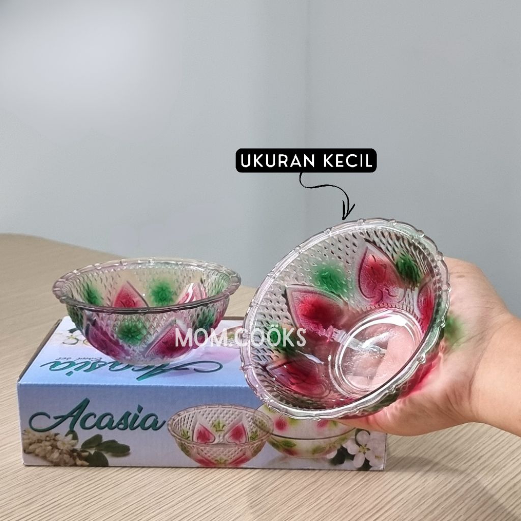 M389 [2 PCS] MANGKUK KACA MANGKOK KOBOKAN CUCI TANGAN MANGKUK SOUVENIR MANGKUK SAMBAL MANGKUK SNACK 