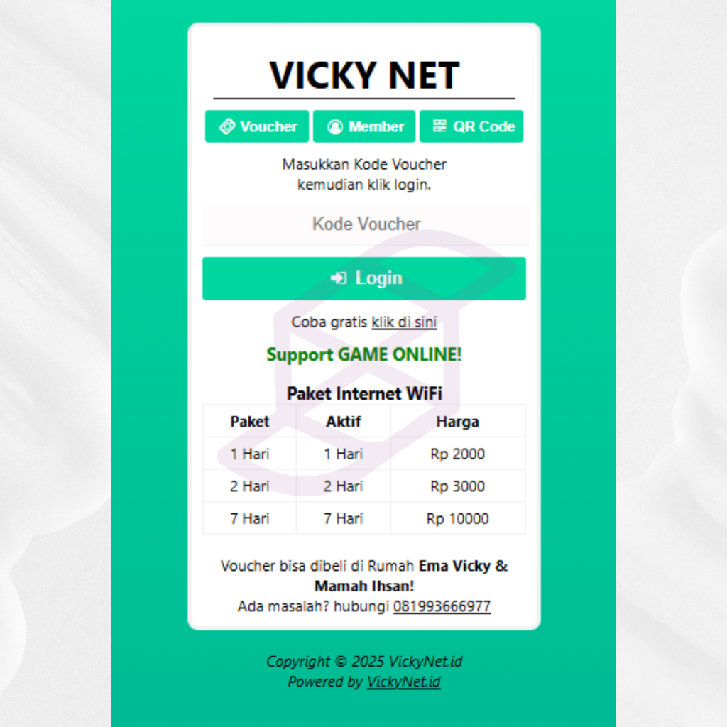 Login Page Mikrotik Premium Elegan Minimalist