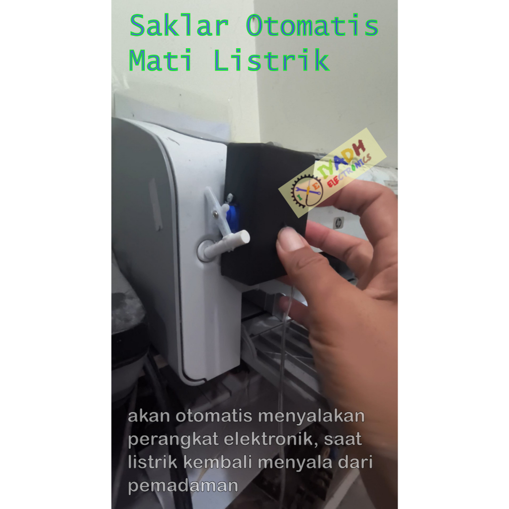 Saklar Otomatis Menyalakan perangat elektronik dari Pemadaman listrik PLN