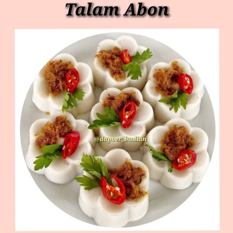 Kue Talam/Talam abon/Kue Talam abon/kue basah