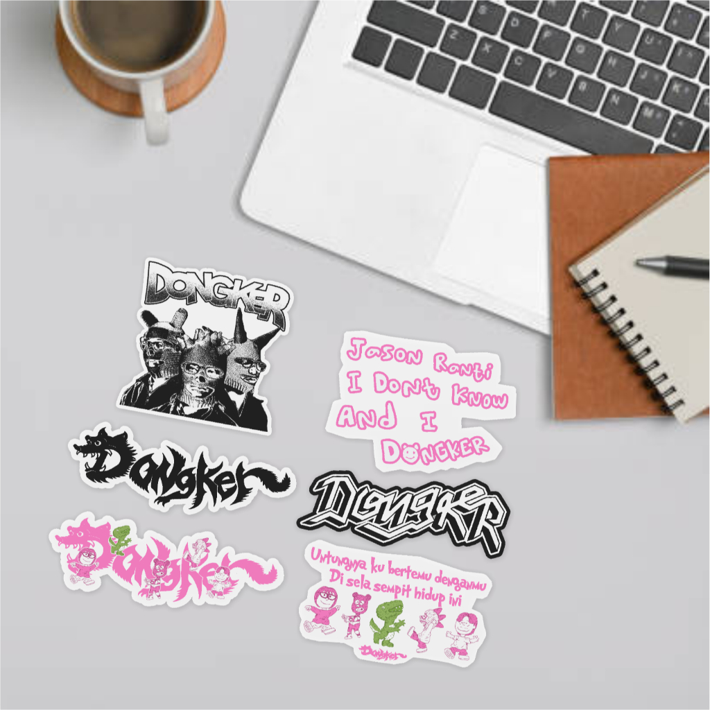 [Stiker Pack] Dongker Band Indie