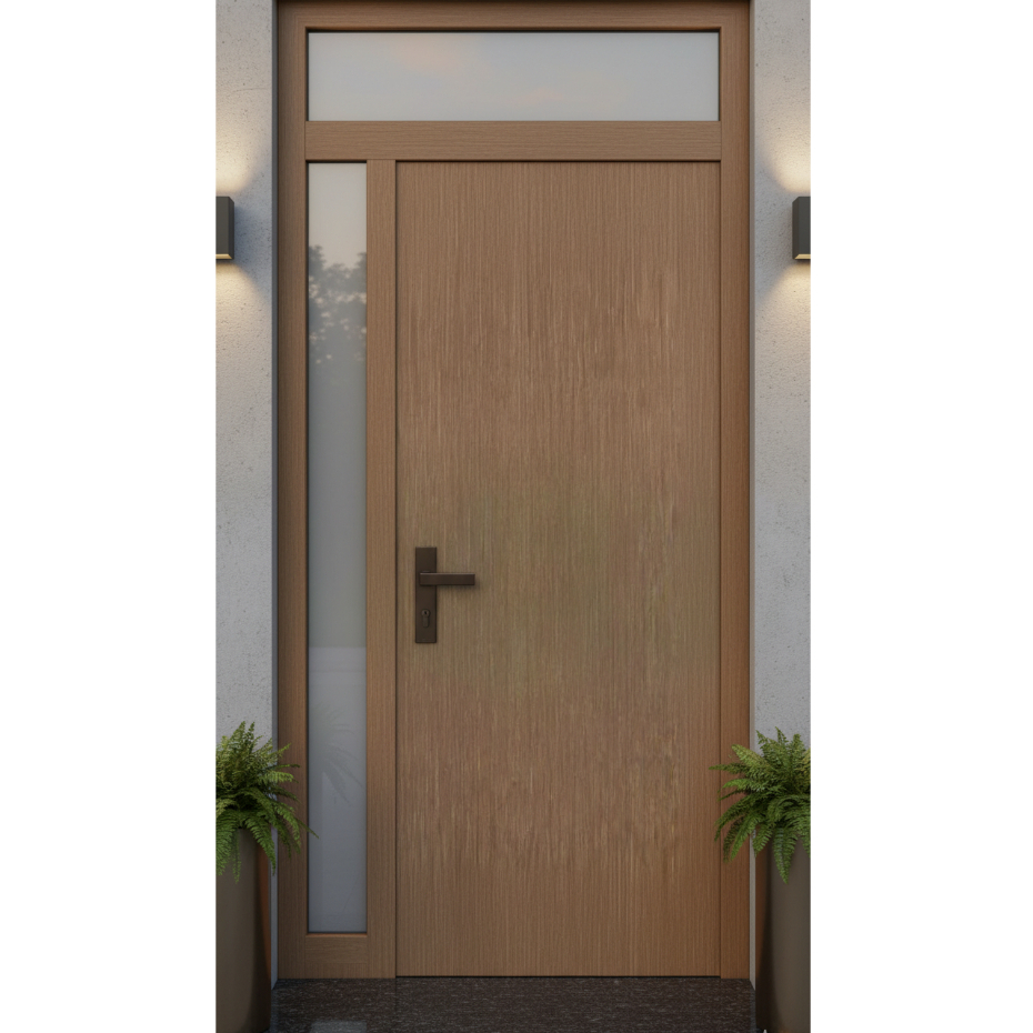 Daun Pintu Minimalis Modern Lapis HPL Custom Motif dan Ukuran Cocok untuk Pintu Kamar Rumah Kantor