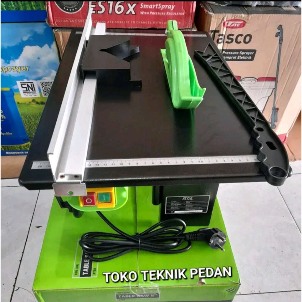 TABLE SAW 8" RYU ( TEKIRO) / RTS-8 / Table sae 8 Inch / Potong Kayu RTS8 RYU