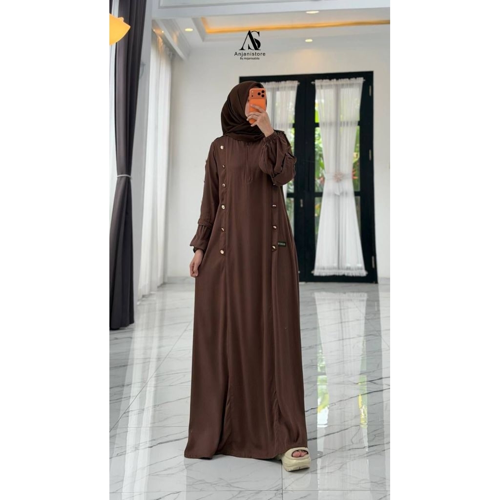 ANJANI STORE GAMIS TWILL CHOCO