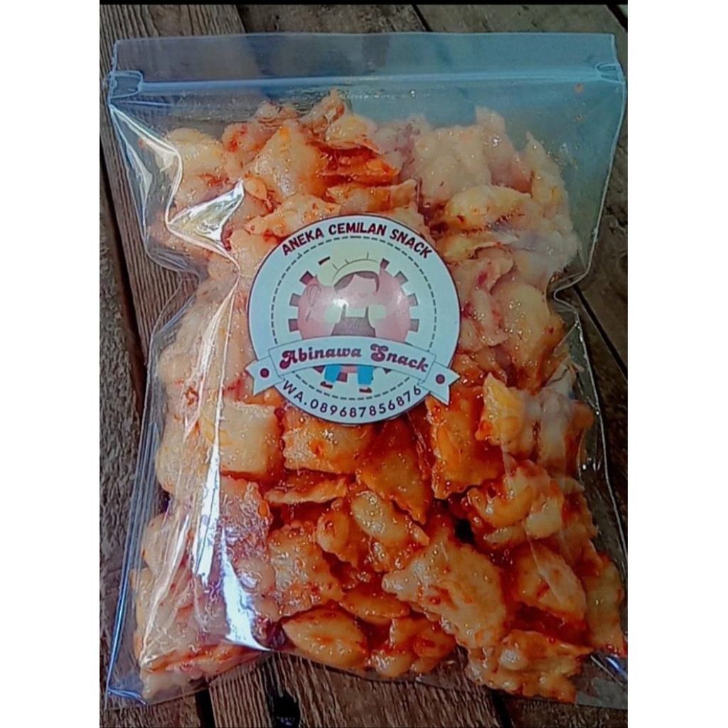 Kripik Pangsit Pedas Manis Legit 150gram