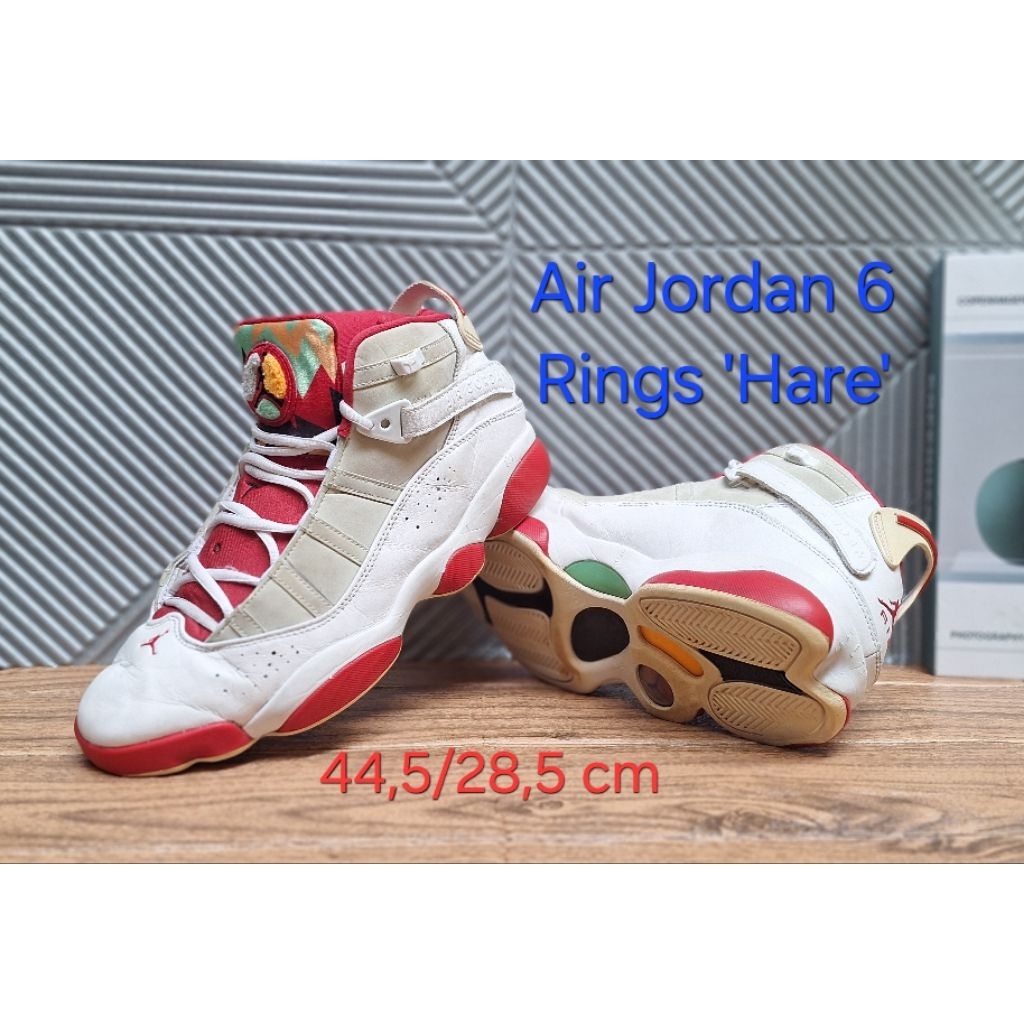 N1ke Air Jordan 6 Rings 'Hare', size 44,5 insole 28,5 cm