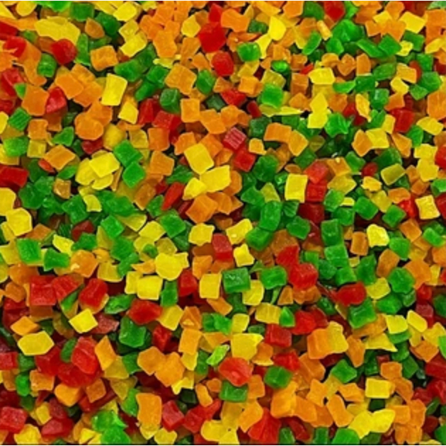 UNICORN - Sukade Warna Campur 100 Gr Manisan Buah Kering Mix Buah Campur Untuk Kue