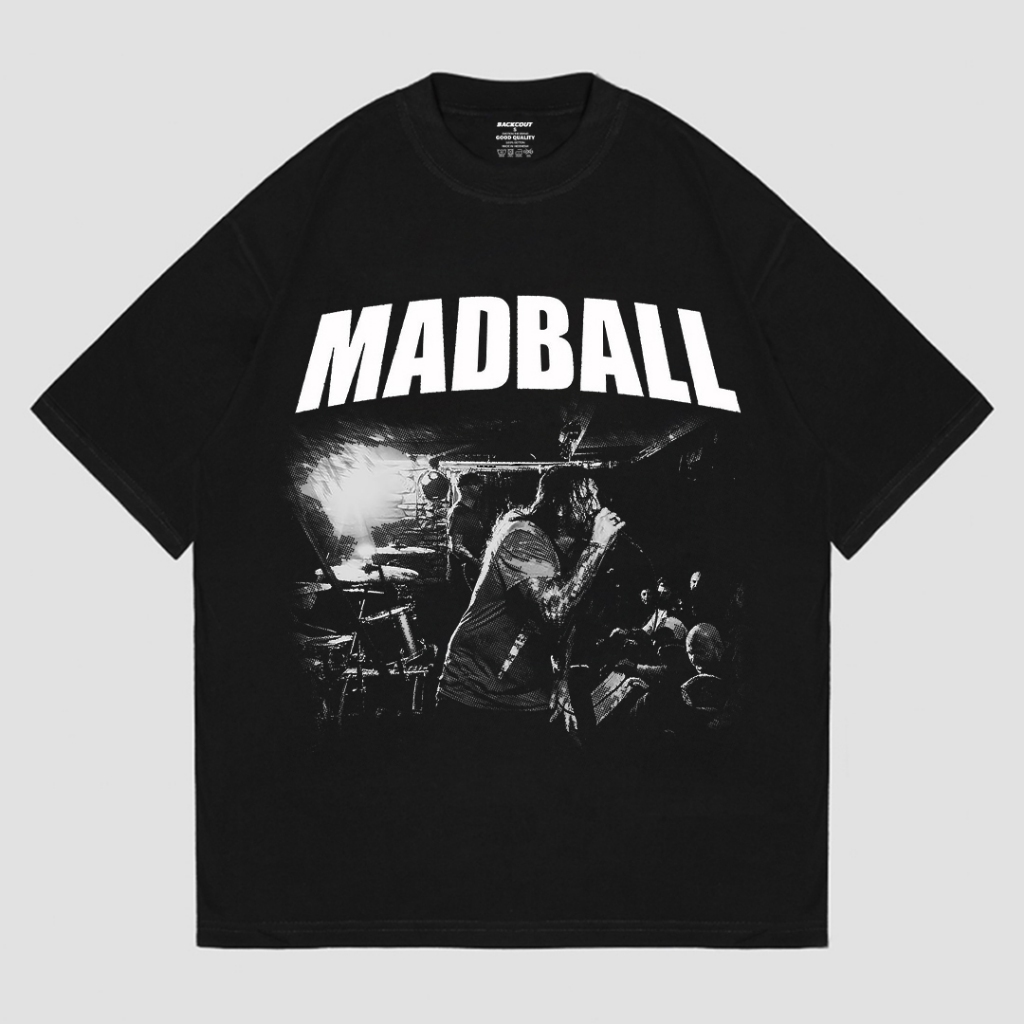 kaos Band Rock MADBALL Kaos Pria Terbaru | Kaos Cotton Combed 24s | Kaos Cowok Distro Original
