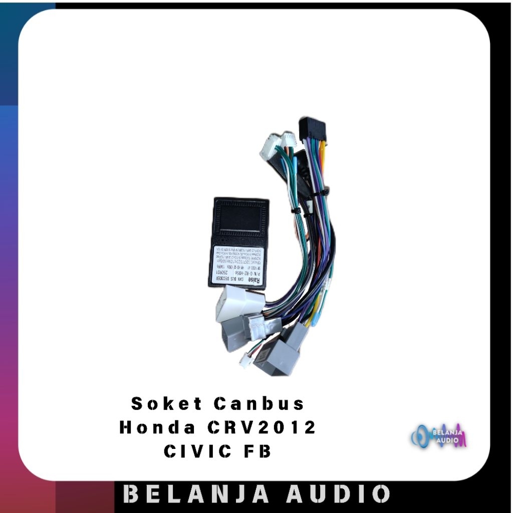 Soket Head Unit Android Canbus Honda CRV 2012 Civic FB