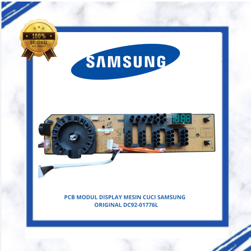 PCB MODUL DISPLAY MESIN CUCI SAMSUNG WW75J4213LW / WW75J4213IW ORIGINAL DC92-01776L