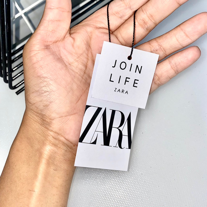HANGTAG LABEL ZARA // TAG BAJU TAS SEPATU BRANDED