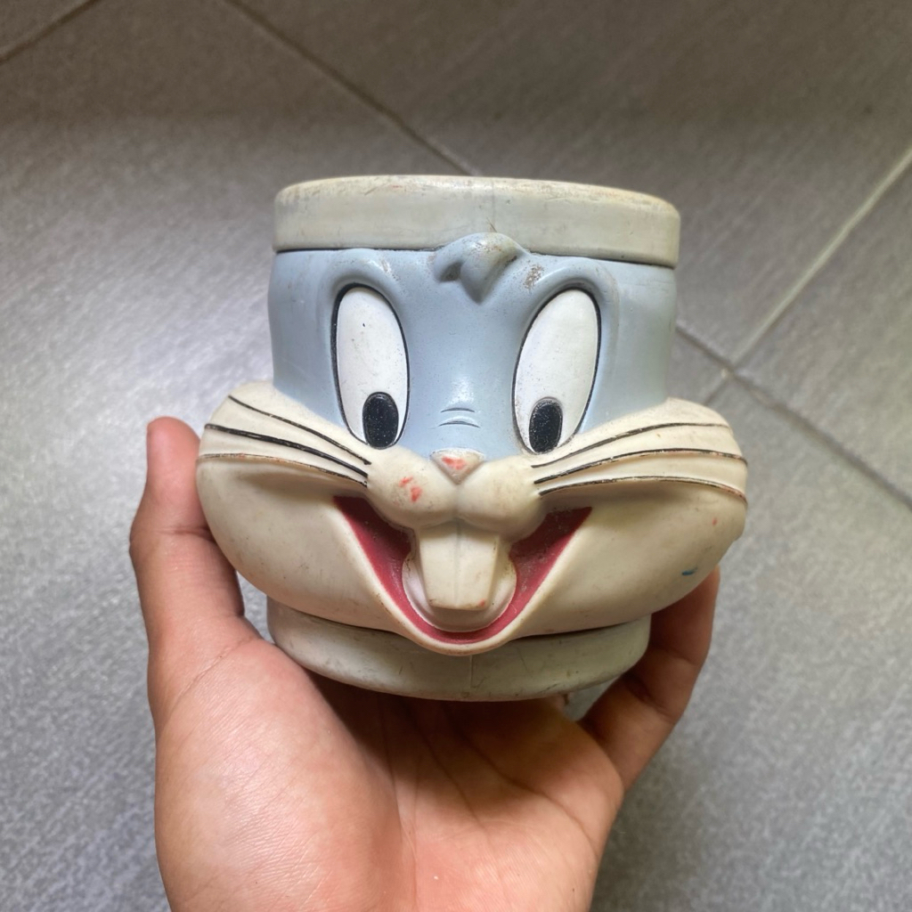 mug gelas looney tones bugs bunny original warner bros